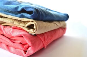folded laundry 